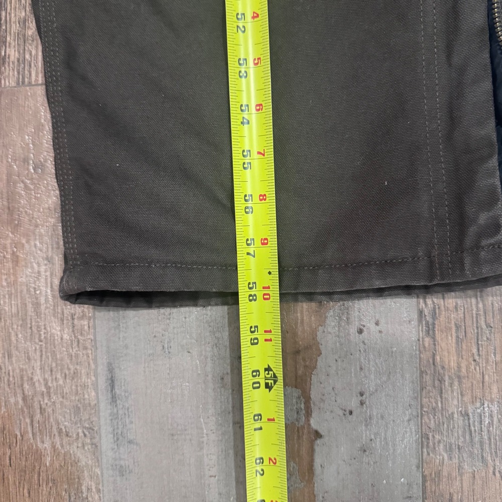 Carhartt Youth Lined Duck Bib Overalls Brown OX8732-B Size 16 Double Front Knee - Picture 12 of 13
